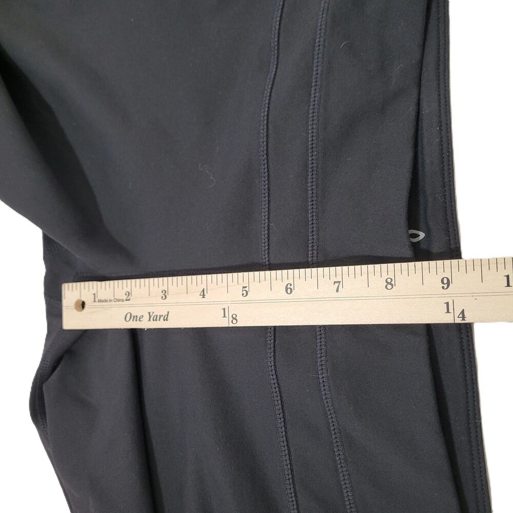 prAna Womens Black Capri Leggings Size Medium Yoga Pilates Gym Cardio Activewear - Picture 6 of 7